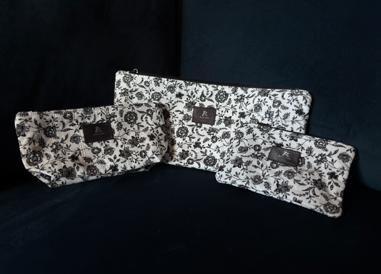 Cosmetic Bag Set — 3 Pieces