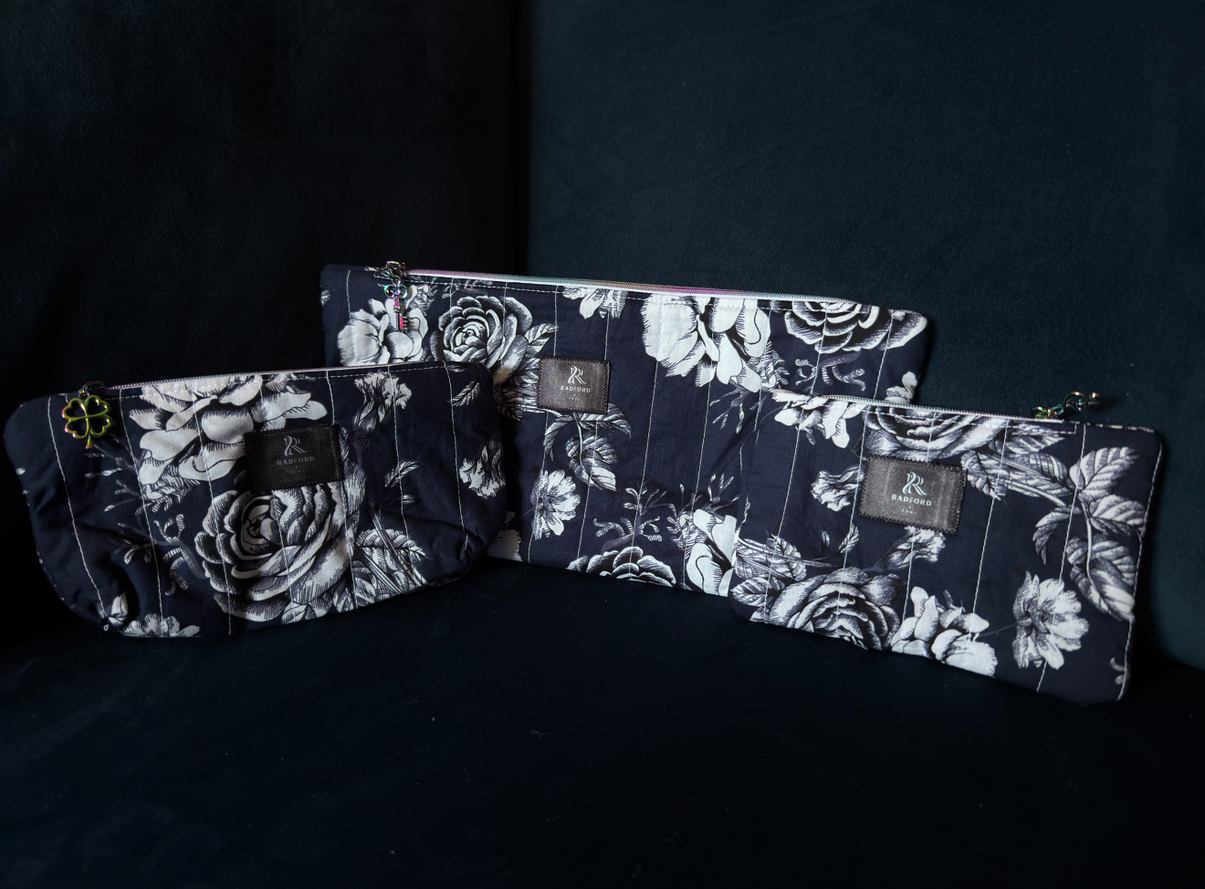 Cosmetic Bag Set — 3 Pieces